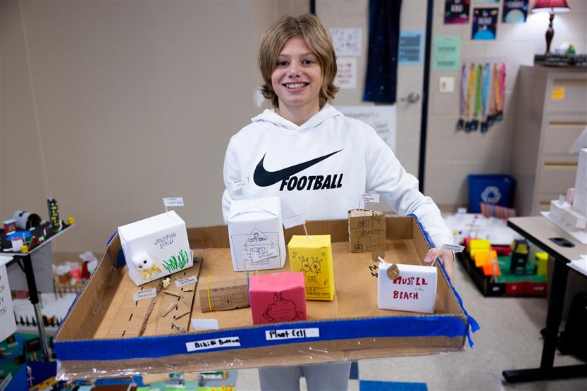 Students present science projects
